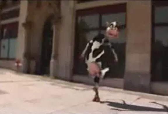 La vache folle qui fait moo