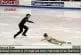 Accident en patin à glace