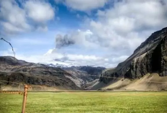 Volcan Islandais en Stopmotion eyjafjallajokull