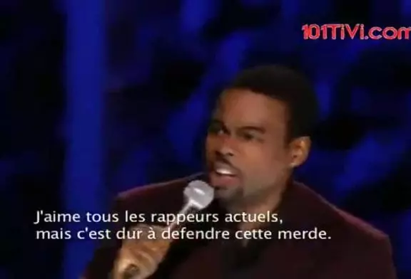 Chris Rock nous fait part de son goût pour le rap mais aussi de ses dérives !