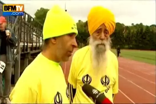 Fauja Singh réalise a passé 100 ans un marathon !