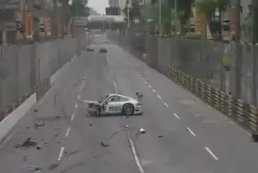 Un accident impressionnat lors d’une course GT à Macao !