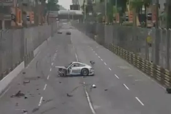 Un accident impressionnat lors d’une course GT à Macao !