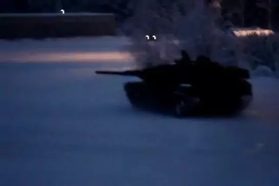 On peut même faire des drifts avec un tank !