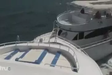 Une belle collisison de yacht !