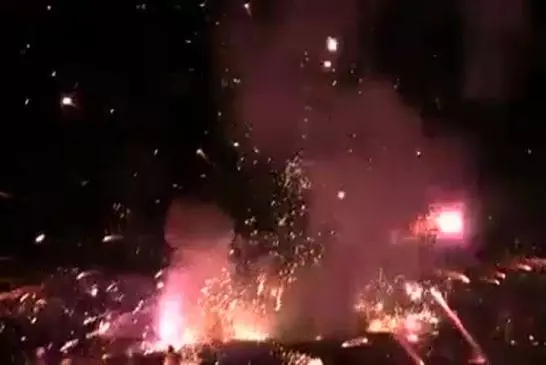 Un feu d’artifice qui tourne mal !