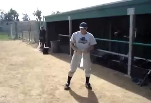 Jamais vu un joueur de Base-ball faire cela