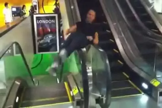 Les champions du monde des escalators !