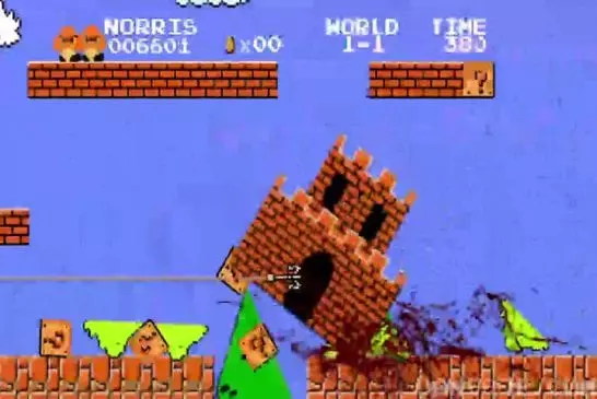 Chuck Noris à Super Mario !