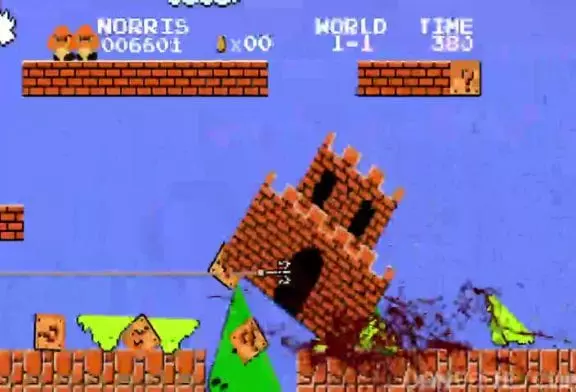 Chuck Noris à Super Mario !