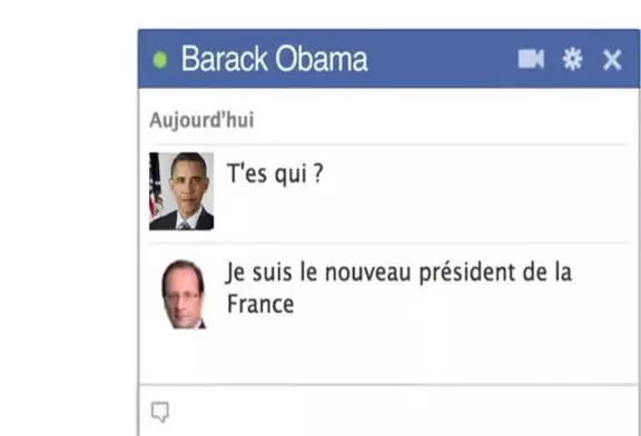 La page Facebook officielle de François Hollande