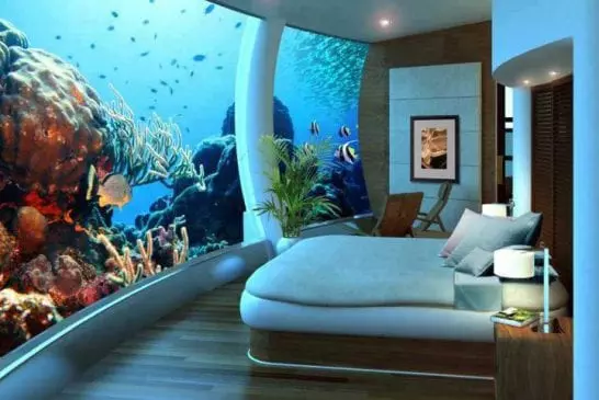 Une chambre aquarium