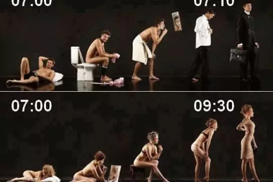 Différence matinale entre hommes et femmes
