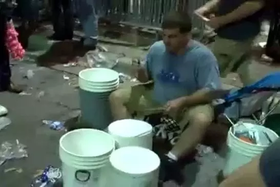 World s Fastest Street Drummer