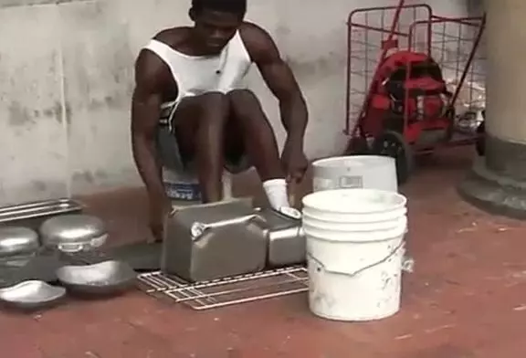 Insane Street Musician in Washington D.C