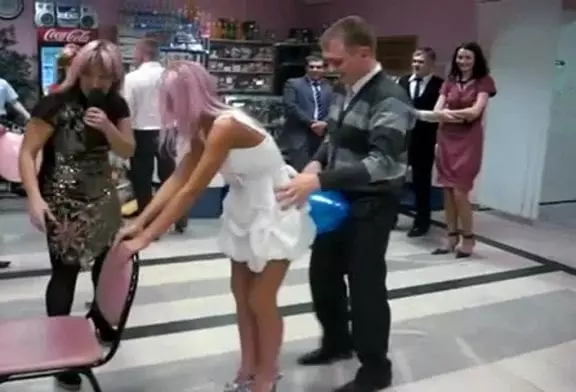 Des soirées russes avec des ballons