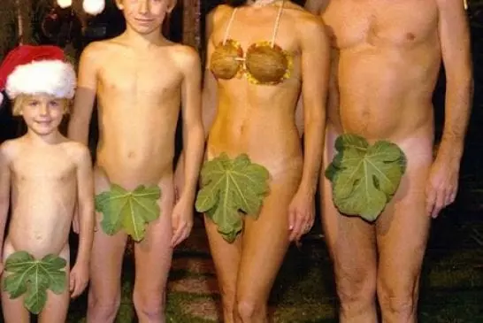 Nude Family Photo