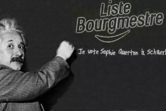 Einstein vote à Schaerbeek