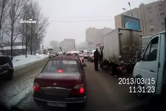 Russe enragé au volant