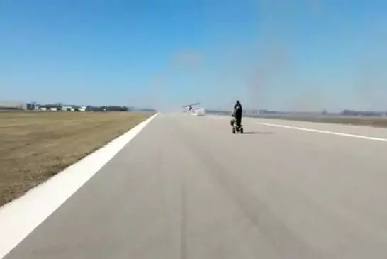 La cascade en avion la plus fole au monde