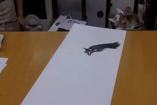 Peindre un superbe dragon à l'encre de chine