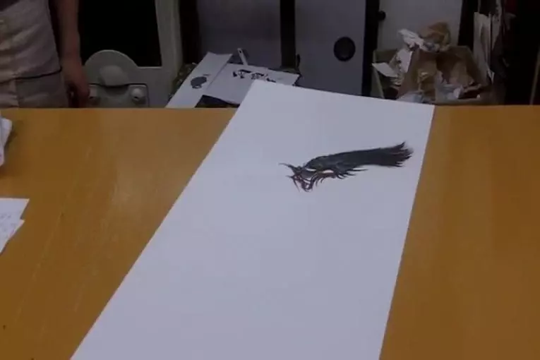 Peindre un superbe dragon à l'encre de chine