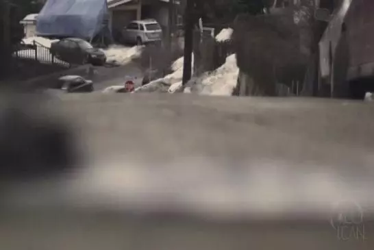 Faire du ski dans la rue