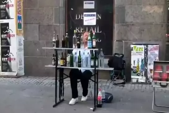 Impressionnant spectacle de rue