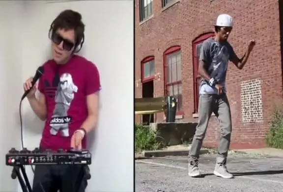 Collaboration entre un beatboxeur et un danseur