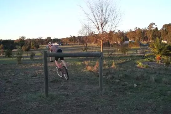 Incroyable trialiste vélo