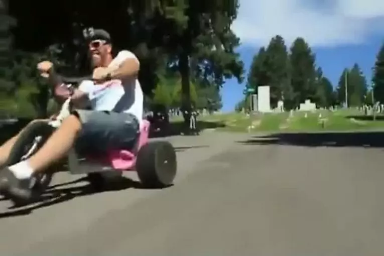 Tricycle à la dérive