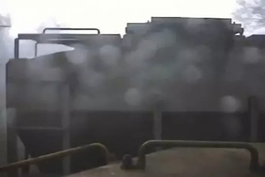 Train dans une tornade