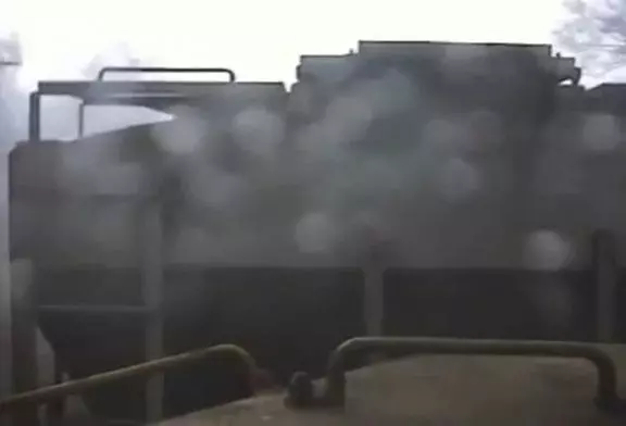 Train dans une tornade