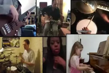 Clips de musiciens amateurs réunis pour faire une chanson incroyable