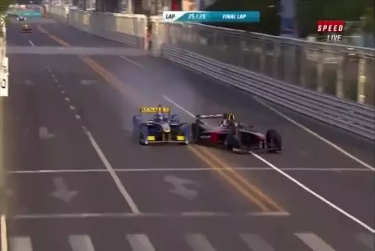 Heidfeld victime d'un terrible accident de F1 électrique