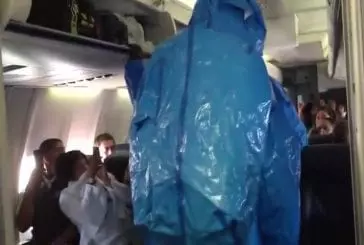 Ebola alerte sur US Airways vol