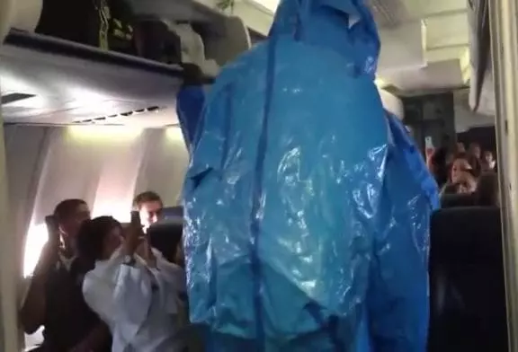 Ebola alerte sur US Airways vol