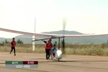 Tentatives de vol impressionnant à propulsion humaine
