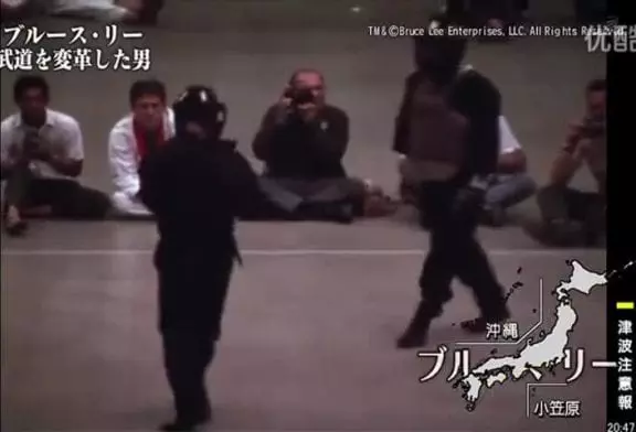 Bruce lee plein contact sparring