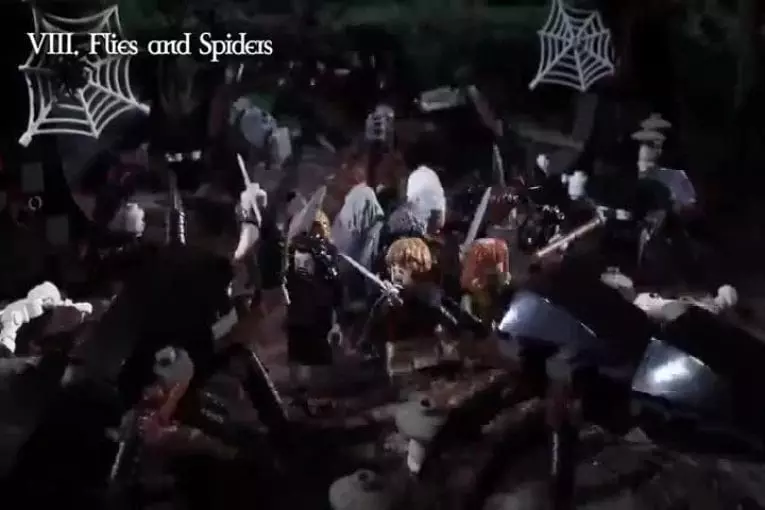 Toute la saga de hobbit dit avec lego