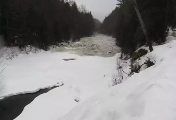 Images de l’écoulement glaciaire active