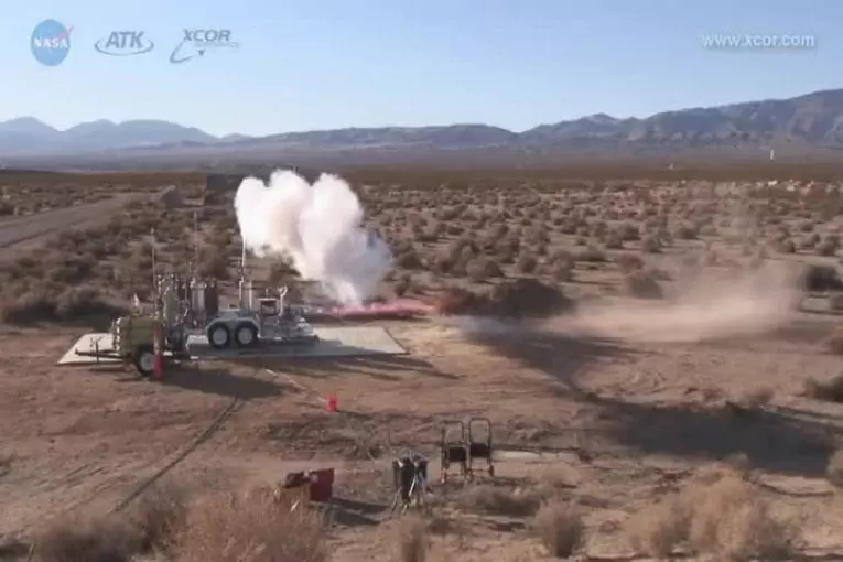 NASA feu de test