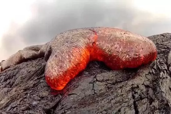 GoPro volcan de coulée de lave