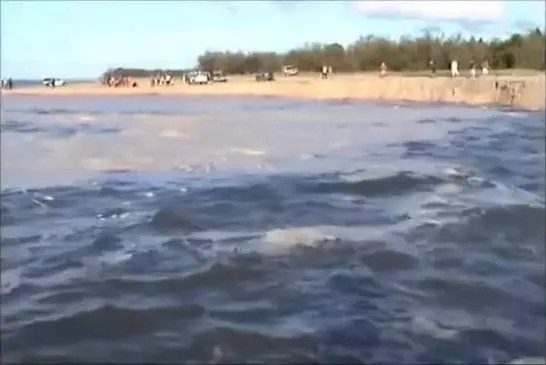 La plage australienne de Point Inskip disparaît progressivement