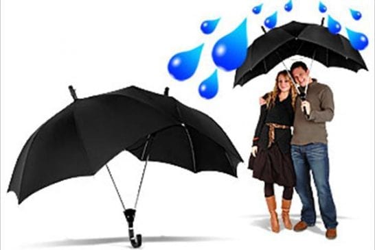 Un parapluie pour deux