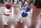 Un combat de taekwondo entre deux petits enfants de 4 ans !