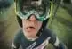Caméra fixée sur le visage lors d’un motocross