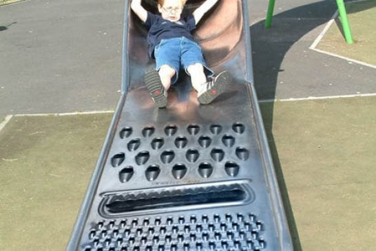 cheese grater slide