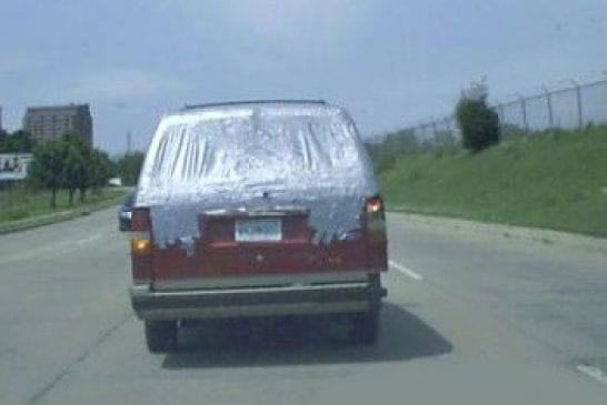 duct tape car