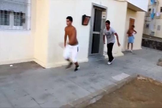 Accident de parkour